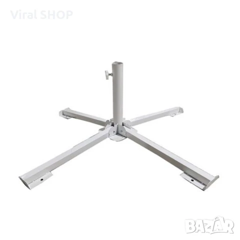 Сгъваема основа за градински чадър Muhler, снимка 2 - Градински мебели, декорация  - 51285368