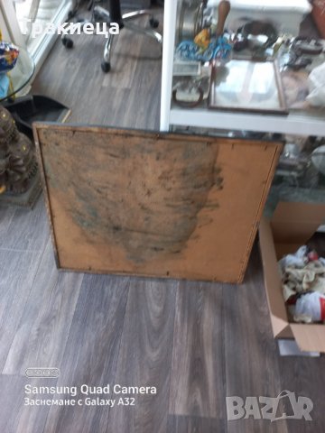 Стара картина масло на фазер, снимка 2 - Антикварни и старинни предмети - 37876566