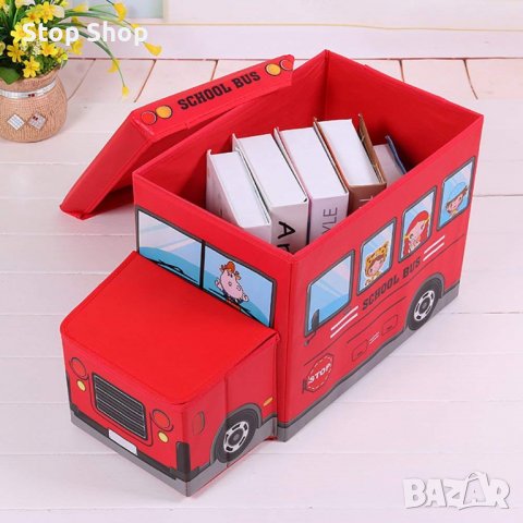 Детски автобус за игра сгъваема табуретка, снимка 2 - Мебели за детската стая - 40121751