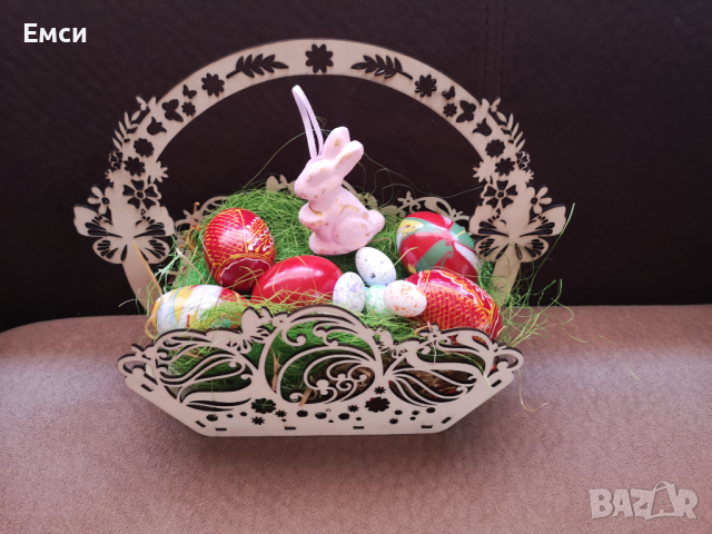 поставка за яйце,кошнички ,декорация за Великден, снимка 14 - Декорация за дома - 44852418