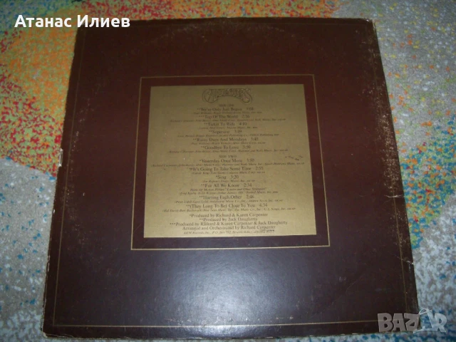 Carpenters – The Singles 1969-1973, снимка 3 - Грамофонни плочи - 50771103