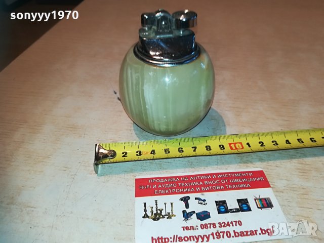 мраморна запалка-внос германия 1005212056, снимка 8 - Антикварни и старинни предмети - 32830177