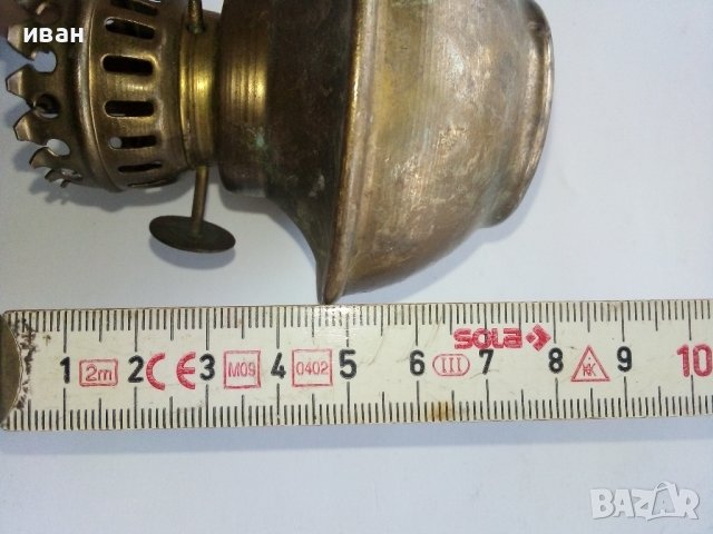 Стара,малка газена лампа, снимка 6 - Антикварни и старинни предмети - 38870032