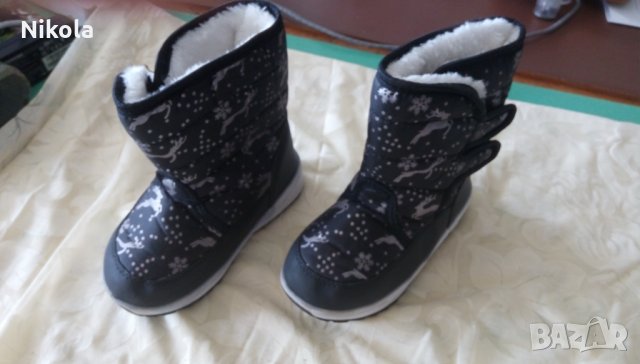 Детски ботуши с пухкава подплата №30 - 18см стелка, снимка 1