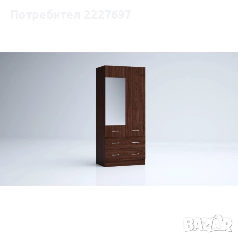 Двукрилен гардероб Аполо 10, снимка 5 - Гардероби - 52221744
