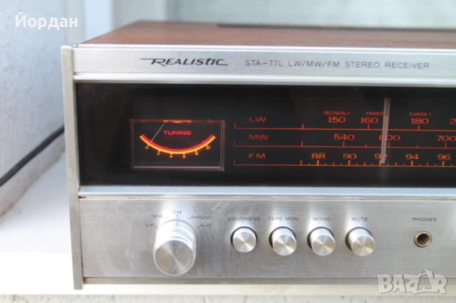 Ресийвър ''Realistic STA-77L'', снимка 2 - Ресийвъри, усилватели, смесителни пултове - 51795449