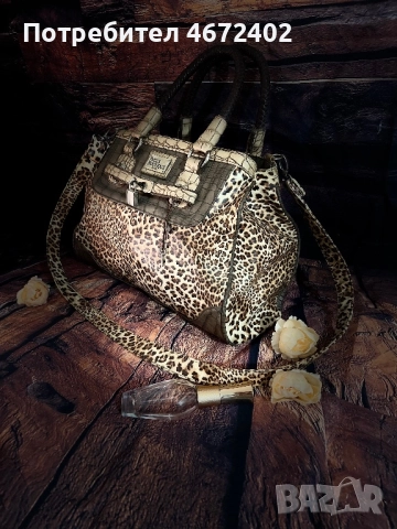 Оригинална кожена чанта от естествена кожа ,с дълга презрамка, снимка 4 - Чанти - 52699820