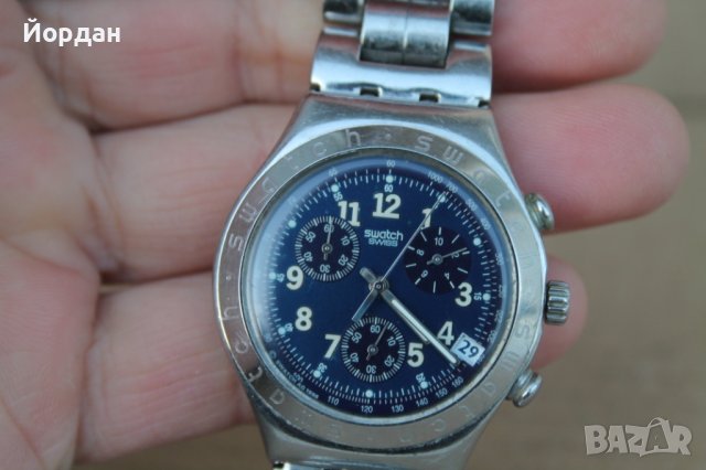 Мъжки часовник ''Swatch'' хронограф 40 мм, снимка 3 - Мъжки - 43593893