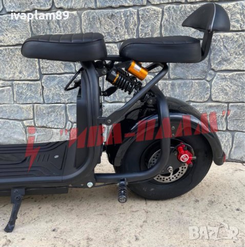 Електрически скутер “ Harley - Davidson “ – 1500W 60V + LCD Дисплей + Преден LED фар тип-2024г, снимка 10 - Мотоциклети и мототехника - 37040345