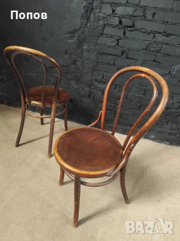 Чифт виенски столове, снимка 5 - Столове - 53343535