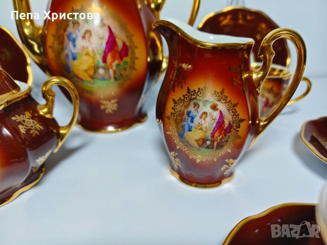 Сервиз за кафе „Трите грации“, снимка 3 - Сервизи - 53399779