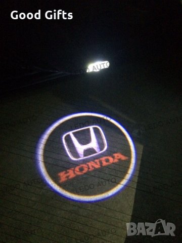 LED logo Безжично лого проектор за врати ХОНДА HONDA, снимка 2 - Аксесоари и консумативи - 35490673