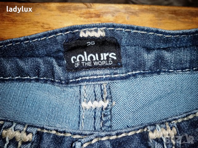 Colors of the World, Дънки, 36-ти номер. Код 1414, снимка 5 - Дънки - 35192327