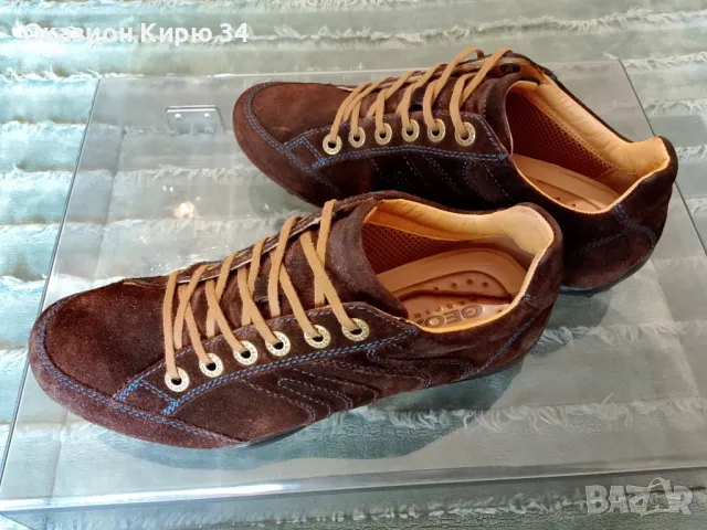 Geox Respira велурени обувки , снимка 11 - Спортно елегантни обувки - 50299402