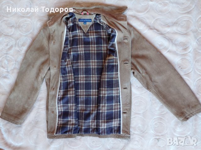 Автентично кожено яке Tommy Hilfiger, снимка 4 - Якета - 35434376