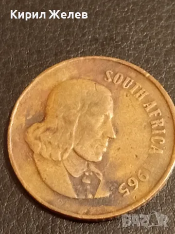 Стара монета 2 цента 1965г. Южна Африка за КОЛЕКЦИЯ ДЕКОРАЦИЯ 41216, снимка 3 - Нумизматика и бонистика - 48940168