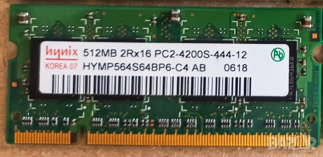 DDR2 - 512 mb- лаптоп-3лв/бр., снимка 5 - RAM памет - 37190506