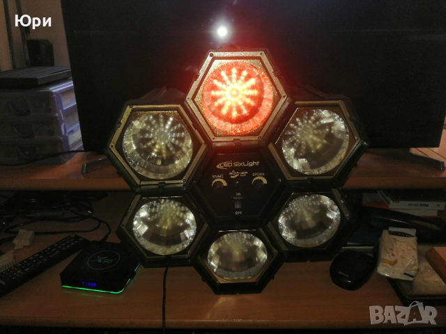 Продавам 6-канална светлинна инсталация с музикално управление, снимка 2 - Друга електроника - 52586740