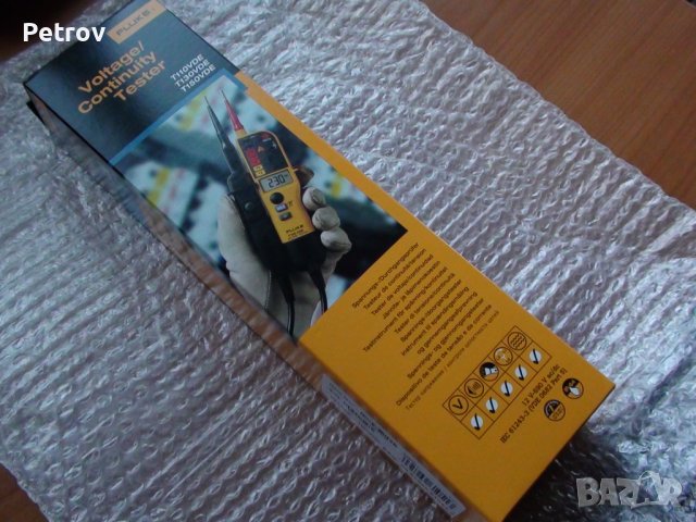 FLUKE T150 VDE - ЧИСТО НОВ PROFI Voltage Tester 6 - 690 V AC/DC Електроизмервателен Уред / GERMANY !, снимка 3 - Клещи - 43256262
