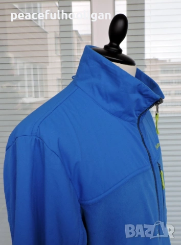 Schoffel мъжко синьо поларено яке за планина  с цип като ново, размер XL, снимка 6 - Якета - 53394369