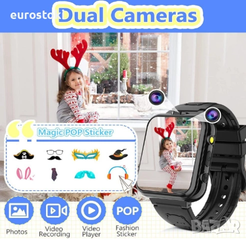 Детски смарт часовник YEDASAH, 24 игри, аларма, музикален плейър, калкулатор, крачкомер, фенерче, снимка 5 - Смарт гривни - 53156037