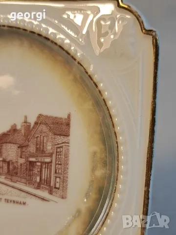 декоративна порцеланова чинийка KPM    20/3, снимка 3 - Декорация за дома - 49144340