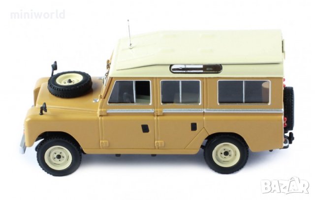 LAND ROVER Series II 109 Station Wagen 4x4 1968 - мащаб 1:43 на IXO моделът е нов в PVC дисплей-кейс, снимка 2 - Колекции - 38779618