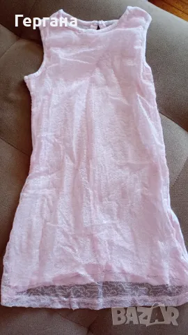 Рокля с пайети, дънкови елечета, риза, снимка 6 - Детски комплекти - 47641402