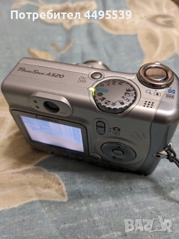 Canon PowerShot A520 фотоапарат + аксесоари, снимка 2 - Фотоапарати - 53026645