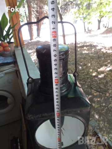 Уникална находка стар красив железничарски фенер, снимка 5 - Антикварни и старинни предмети - 53461771