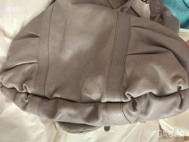 BACCINI 🇮🇹  Голяма чанта от 100% Агнешка кожа, снимка 7 - Чанти - 49398224