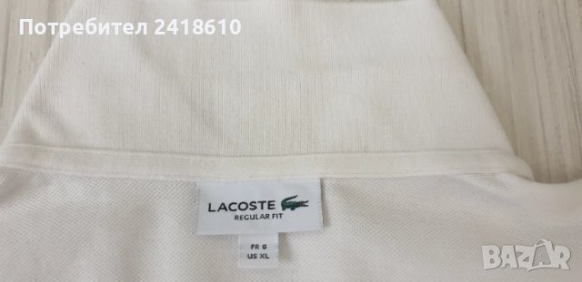 Lacoste Pique Cotton Mens Size 6 - XL  НОВО! ОРИГИНАЛ! Мъжка Тениска!, снимка 18 - Тениски - 51041235