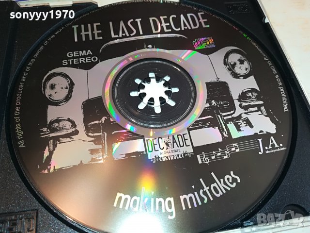 THE LAST DECADE ORIGINAL CD 2903231656, снимка 6 - CD дискове - 40182584