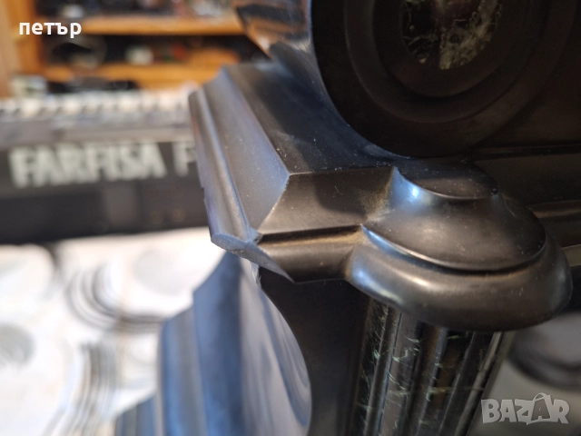 Френски каминен мраморен часовник, снимка 6 - Антикварни и старинни предмети - 52938223