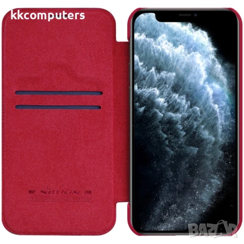 Apple iPhone 12 Pro/12 Nillkin Кожен Калъф и Протектор, снимка 8 - Калъфи, кейсове - 51121756