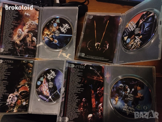 Star Wars original trilogy оригинална трилогия бокссет DVD кутия, снимка 6 - DVD филми - 53460855