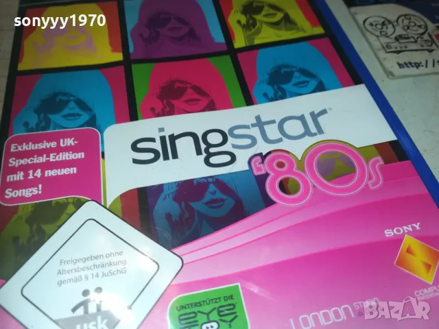 SING STAR 80S-SONY PS2 GAME 1210241821, снимка 3 - Игри за PlayStation - 47559760