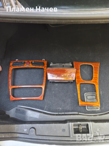 Декоративни панели, пепелник, около ск.лост за Мерцедес W203 автоматик, снимка 4 - Аксесоари и консумативи - 51257905