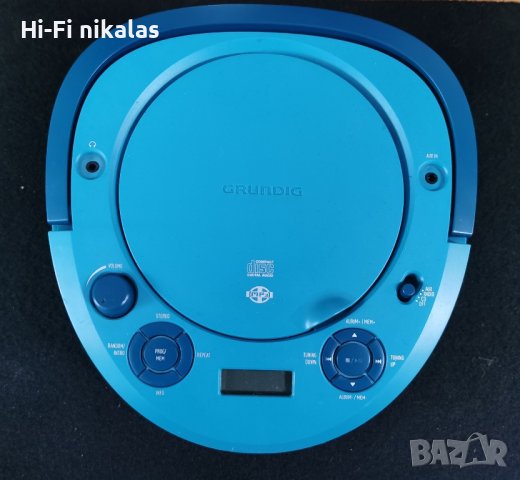 FM стерео радио CD mp3 player AUX GRUNDIG RCD1050, снимка 3 - Радиокасетофони, транзистори - 43622757