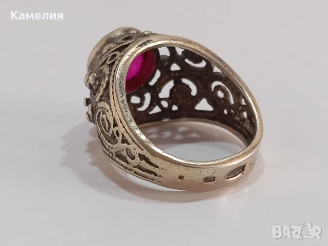 Руско сребро, снимка 3 - Пръстени - 49517264