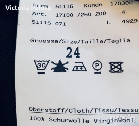 Класически вълнен панталон E.B.COMPANY  100% virginwool, снимка 7 - Панталони - 42952288