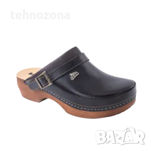 Мъжко сабо естествена кожа LEON BROWN Сърбия, снимка 2 - Мъжки чехли - 47894581