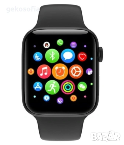 Елегантен смарт часовник със сензори за измерване на пулс кръвно крачки сън и други, снимка 3 - Мъжки - 53290859