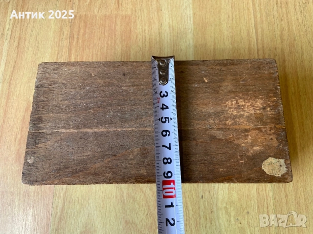 Старинна дървена кутия с ярък народен орнамент, снимка 7 - Антикварни и старинни предмети - 52856532