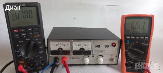 Лабораторно захранване NG 100, снимка 4 - Друга електроника - 52848335