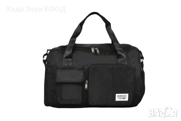  Пътна чанта за Ръчен багаж 40 х 25 х 20 см Розова/Тъмно Синя/ Черна, снимка 2 - Куфари - 43900610