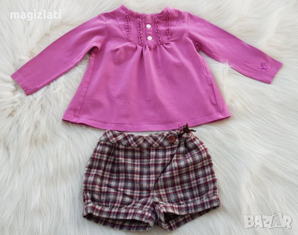 Бебешка блуза Chicco 6-9 месеца , снимка 2 - Бебешки блузки - 32505520