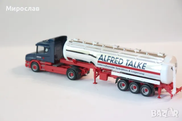 HERPA H0 1/87 SCANIA СИЛОЗ ЦИСТЕРНА КАМИОН ТИР МОДЕЛ, снимка 12 - Колекции - 50142454