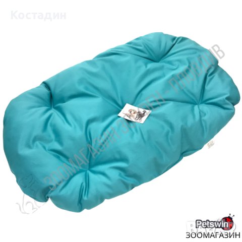 Дюшек за Куче/Коте - 85см/55см - Светло-синя разцветка