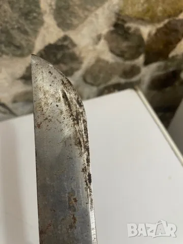 Голям,стар нож, снимка 6 - Ножове - 47678652
